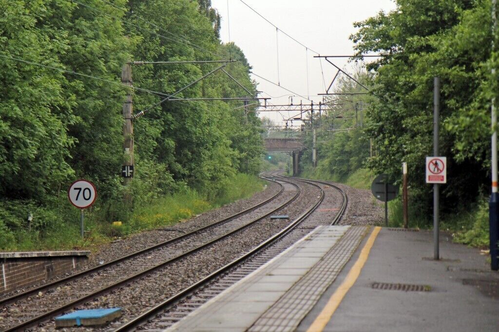 End of platform, Kidsgrove railway station