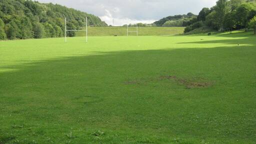 Rugby pitch at Bathpool