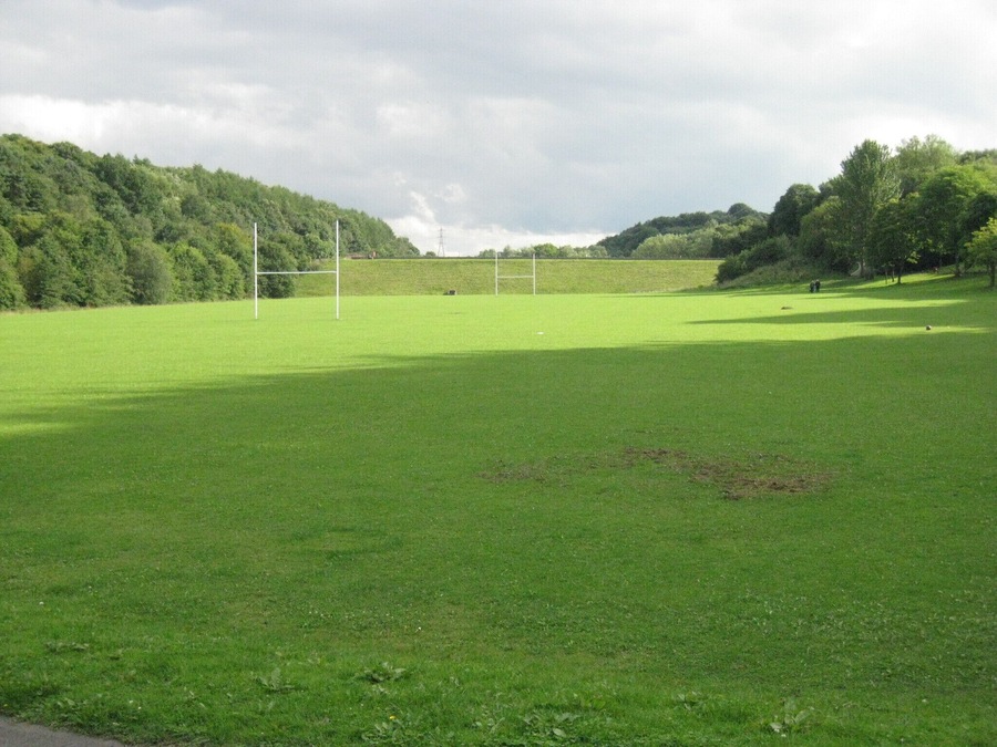 Rugby pitch at Bathpool