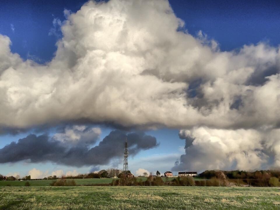 Clouds seen from the Country Park at Silverdale, Stoke-on-Trent