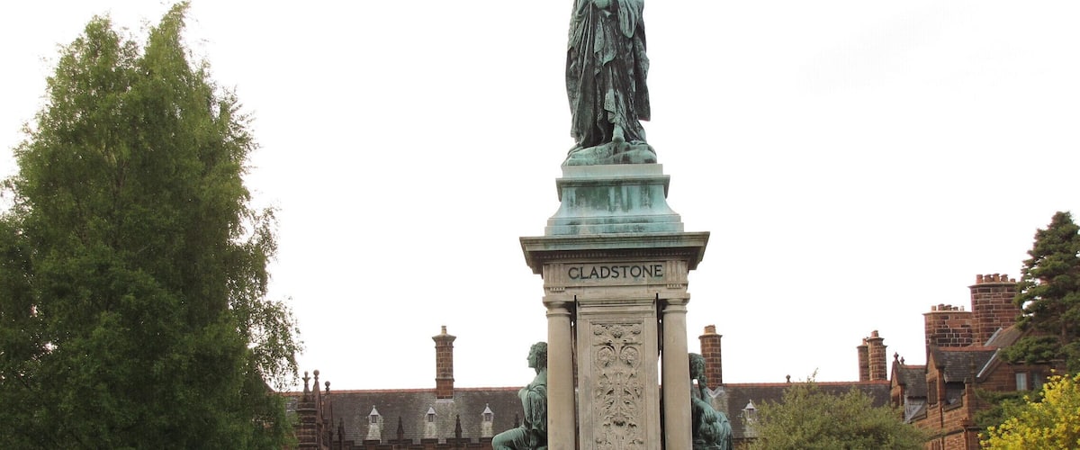 Interior of St Deiniol's Library (Gladstone's Library), Hawarden, Flintshire, Wales