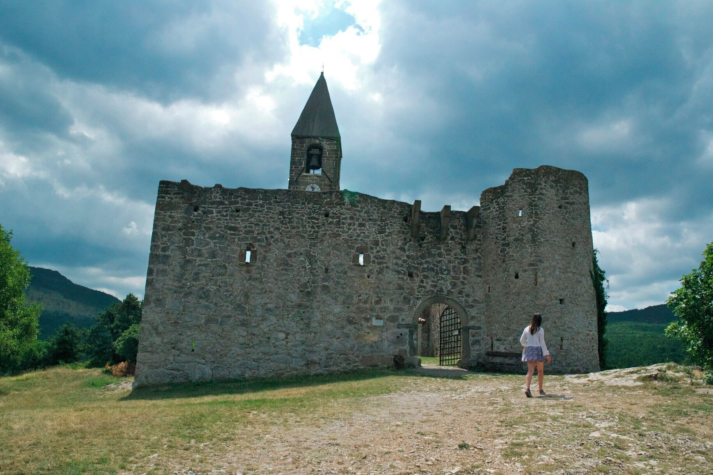 Small church with beautiful fresco's from the 15th century - the famous dance of death (showing that rich or poor - important or not - we all end up in a grave) 