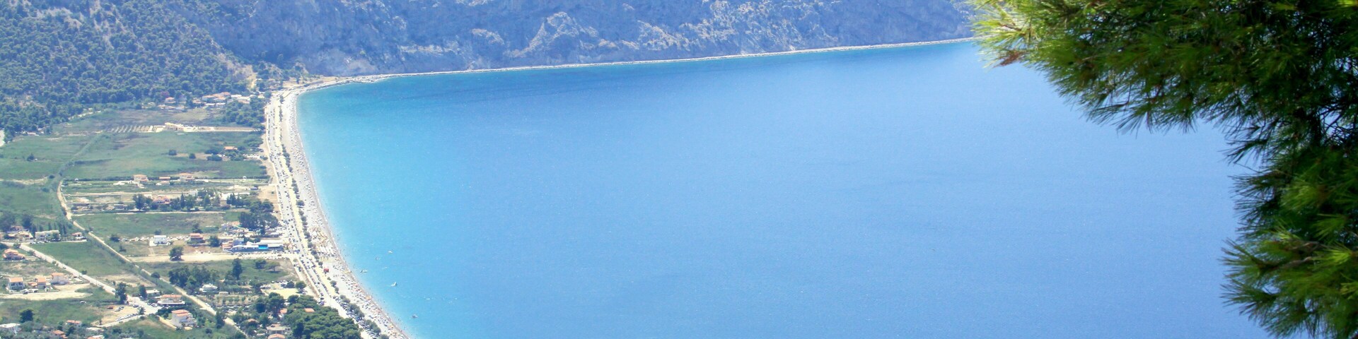Psatha beach, Athens, Greece panorama
