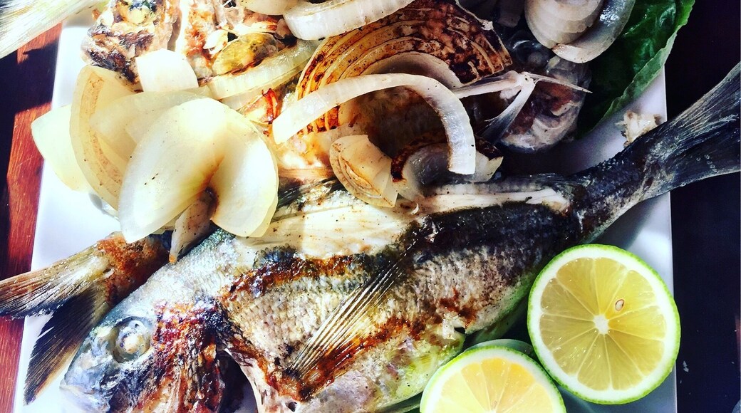 Grill fish delicious😋👍🙏🎣⛵️