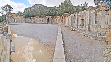 Zaghouan - sacred fountain structure was built over the spring, Tunisia