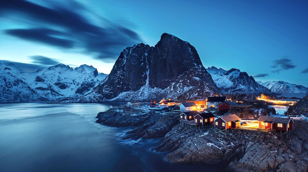 magische Nacht auf den Lofoten