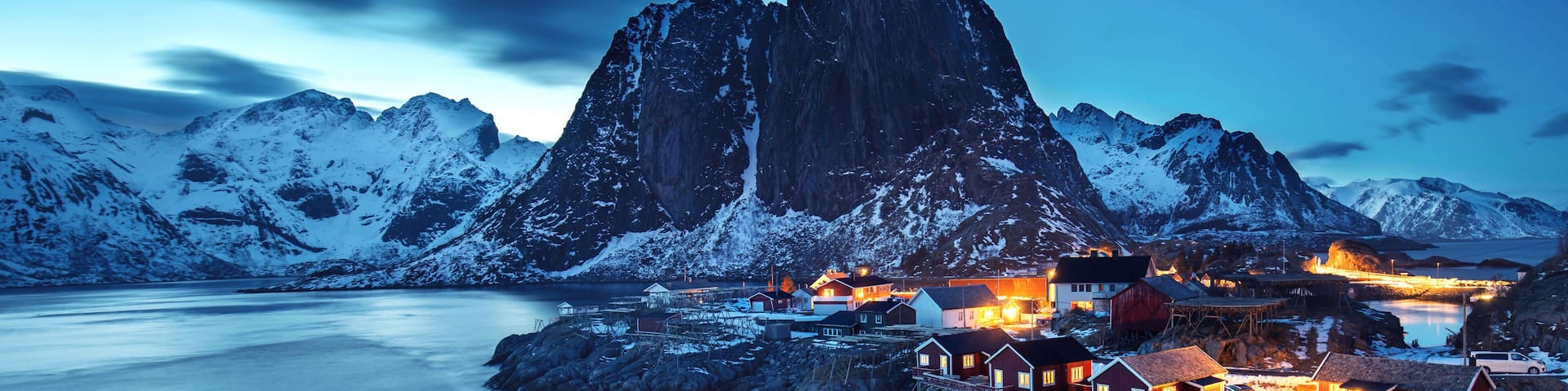 magische Nacht auf den Lofoten