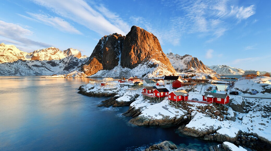 Landscape of Norway lofotens - hamnoy