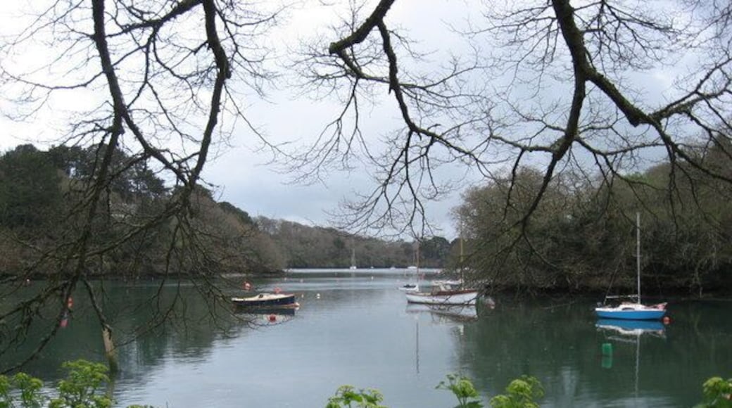 Porth Navas A peaceful spring afternoon, at high tide in Porth Navas