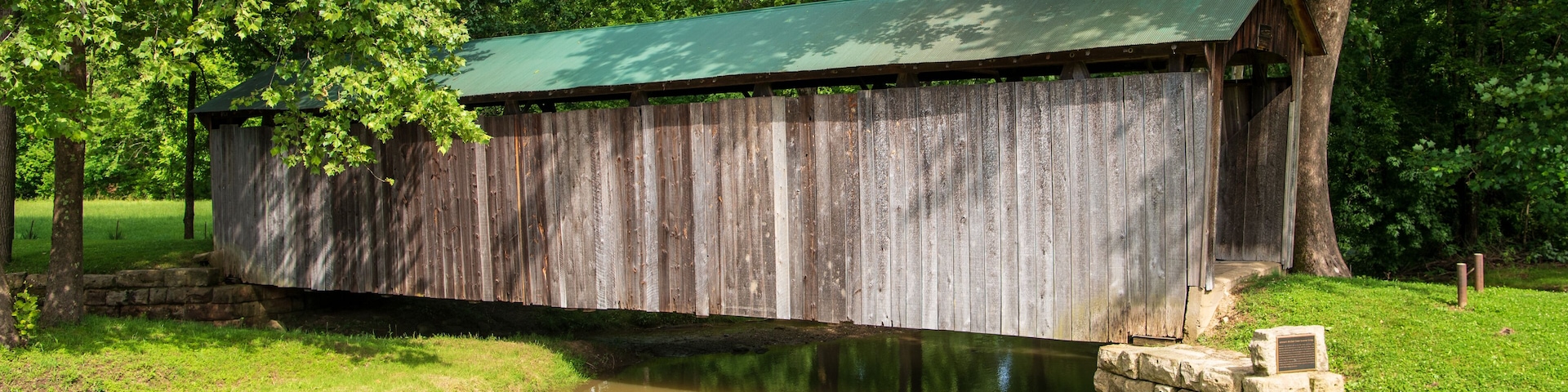 Salt Creek Covered Bridge in Muskingum County, Ohio