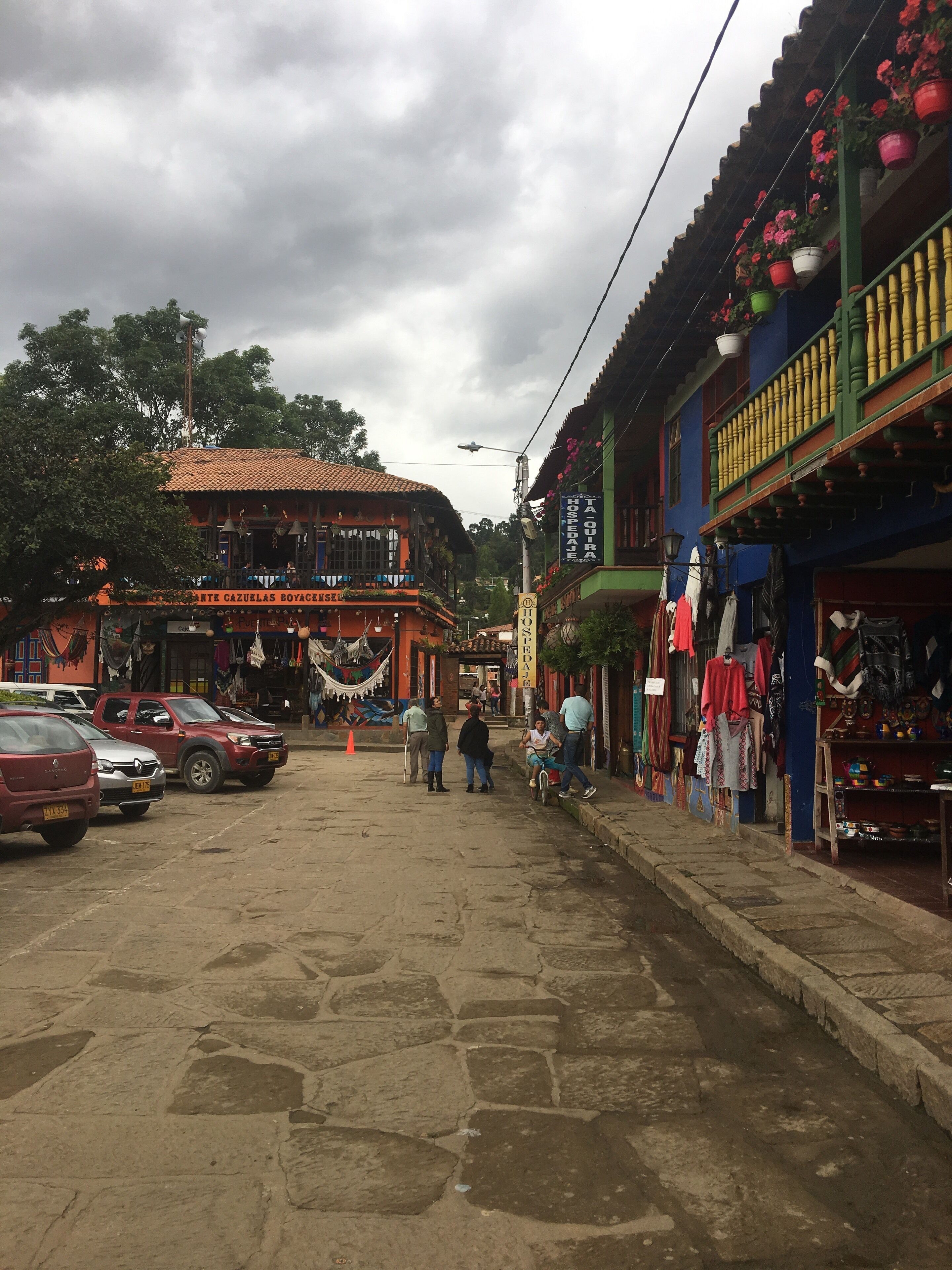 Picturesque little town, in Boyaca, Colombia famous for its pottery art.