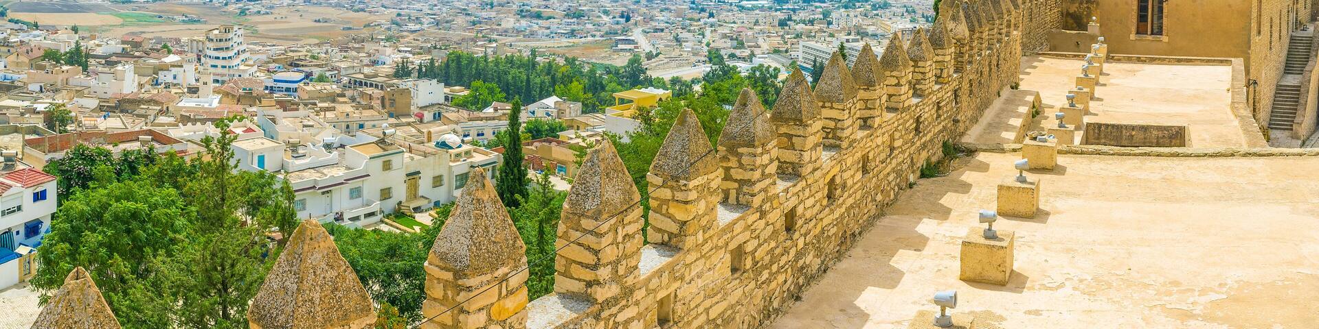The viewpoint in Kasbah of El Kef
