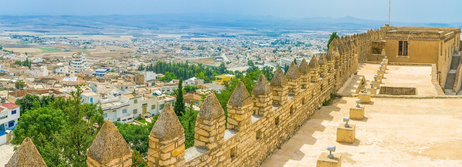 The viewpoint in Kasbah of El Kef