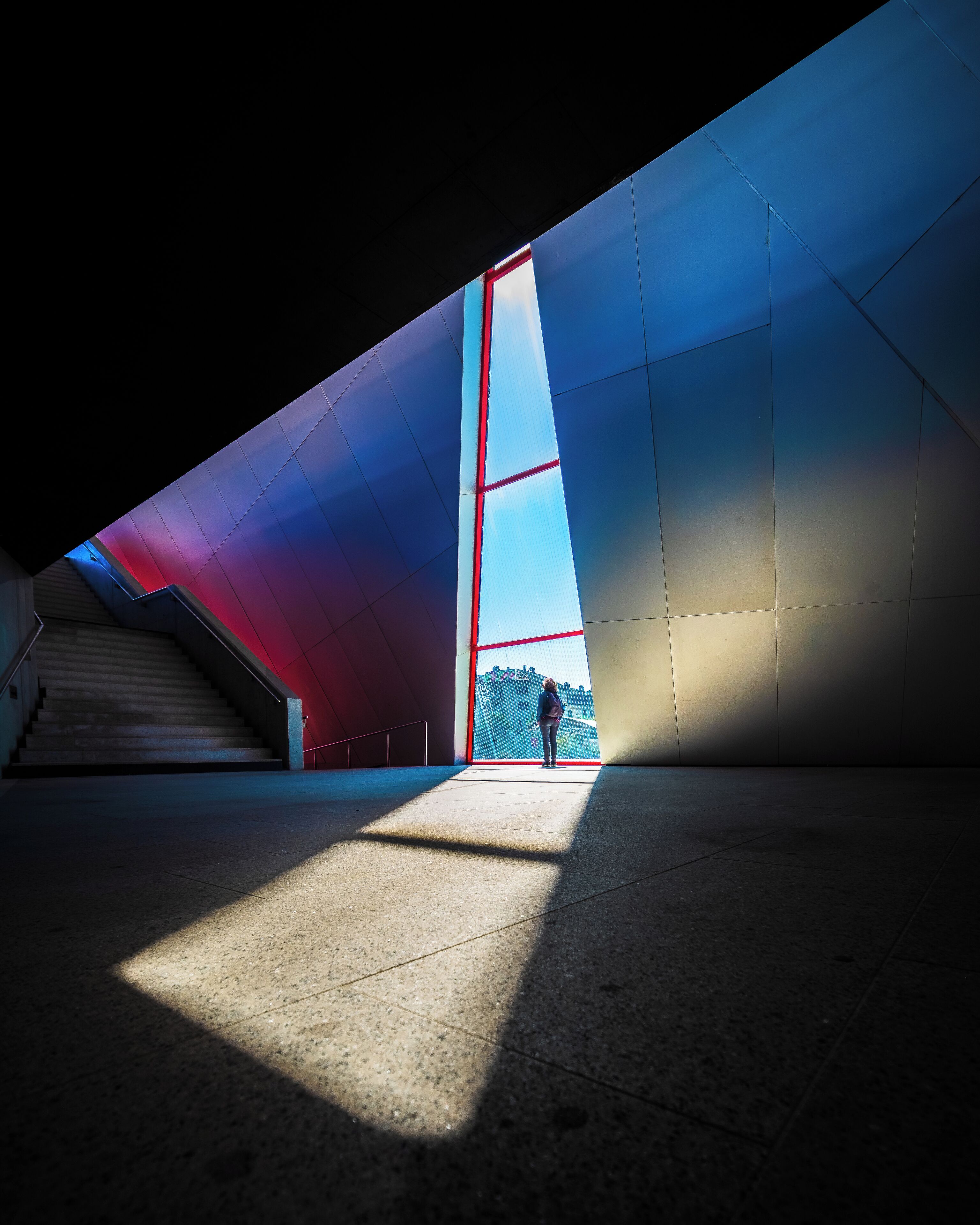 Prilly-Malley train station.
Luscher Architectes SA, built between 2008 and 2012
The exterior of this train station almost feels like a minimalist shell around the trains offering weather protection. The interior uses the official SBB colours and its large windows offer both views of the city and beautiful light and shadow plays inside the station. #trovember