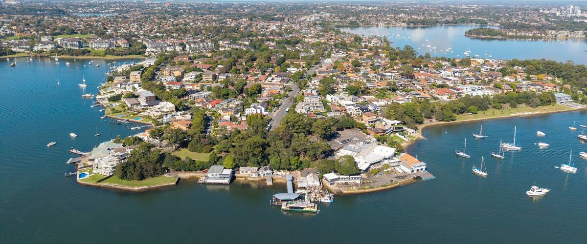 The Sydney suburb of Abbotsford on the Parramatta river.