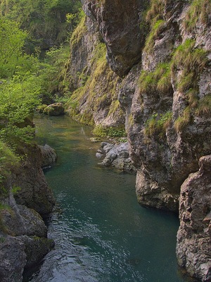 Tratto tranquillo del torrente Enna