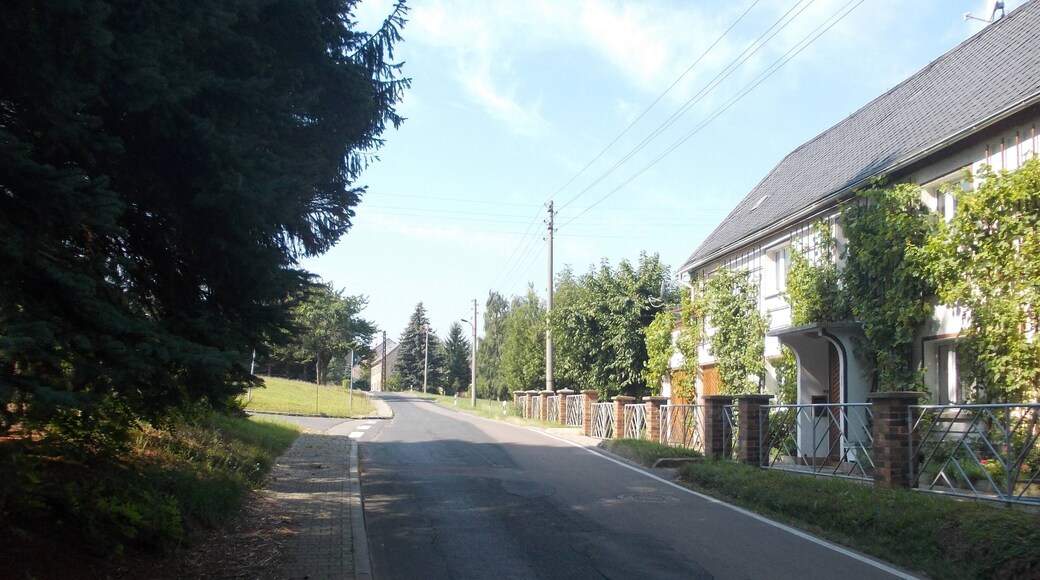 An der Schnauder street in Littdorf (Rosswein, Mittelsachsen district, Saxony)