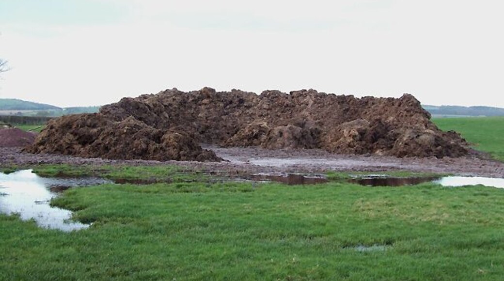 Heap Good for the Soil This heap is about three metres in height and thirty in diameter, shaped liked some heaving brown caldera waiting to erupt on some unsuspecting rambler.