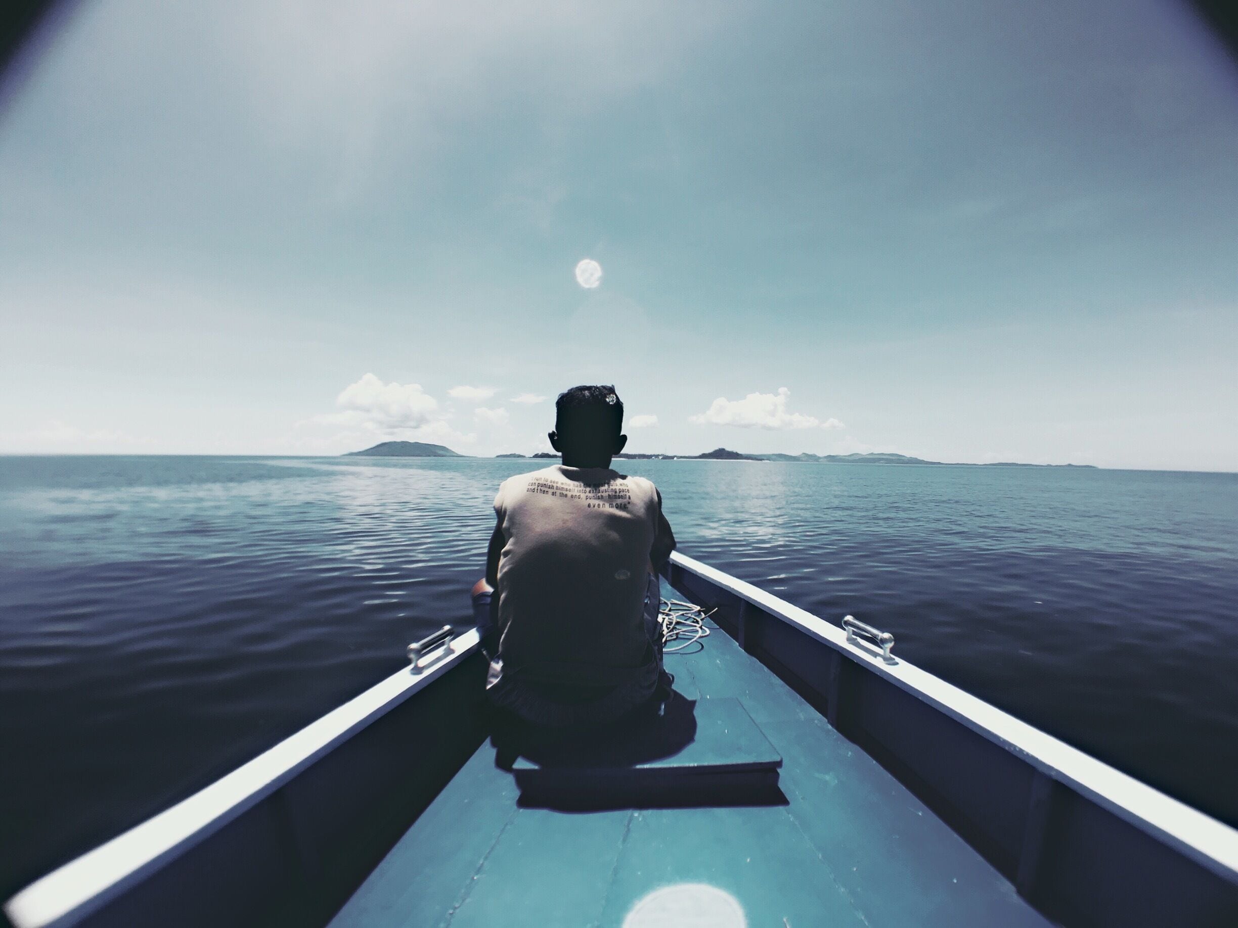 The Boatman!

I was on boat with my friends heading to the inhabited island of Lihaga. It's pristine and the sea is clear #blue