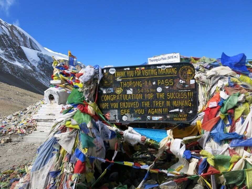 Reaching Thorung La pass, a whopping 5416m above sea level, after days and days of trekking is nothing short of incredible. The euphoria dispels any looming altitude sickness, and a cup of tea up top doesn't hurt  either!