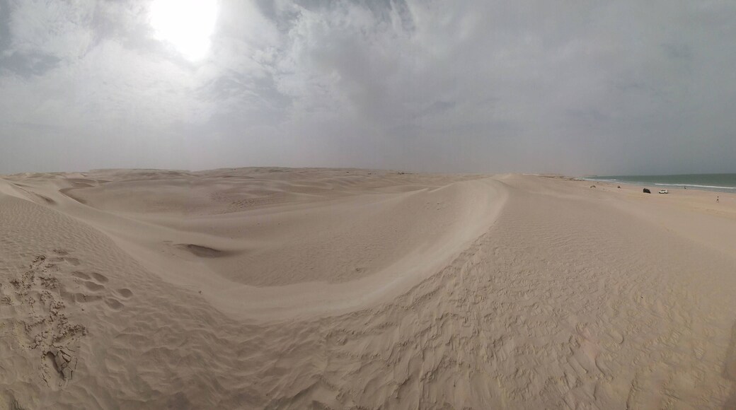 Sunset in white desert. #Perspectives Place is called Sugar Dunes.