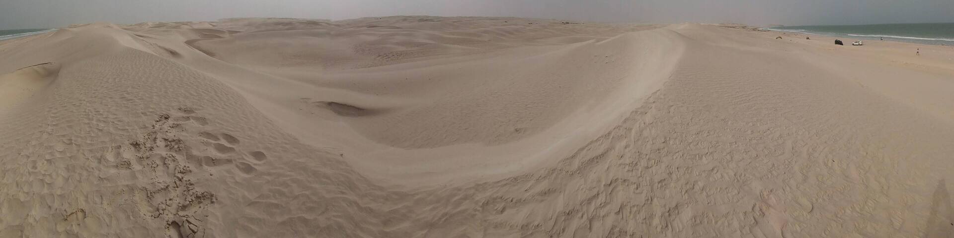 Sunset in white desert. #Perspectives Place is called Sugar Dunes.