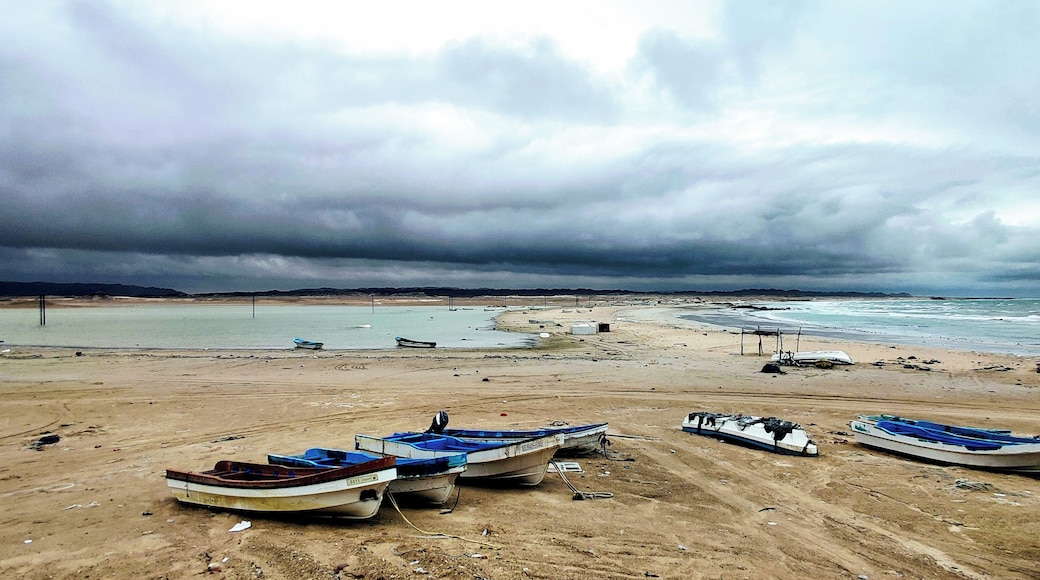 Beautiful Beach Front in Nafun ...where Fishing folks had their Historical Business of Fisheries and nearby Village to njoy life... Recently the whole Village has been shifted to a far away place...A mark of footprint left behind for the travellers like me to njoy the landscape and natures beauty.