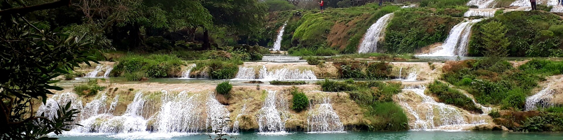 What a Beautiful Waterfall in Darbat...Salalah...Oman...A Paradise on Earth...Green surrounding.. Blue Water..Cool Breeze....