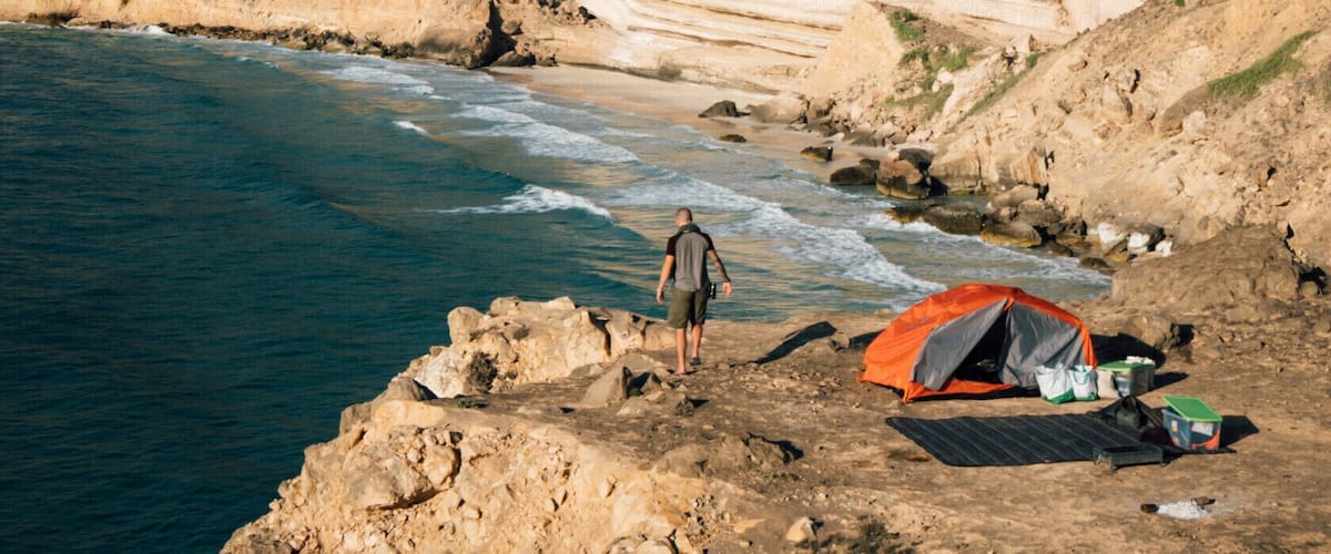 If you continue down down the sandy path, past the first few beaches of Fazayah, you’ll find a 4th. This has a rocky outcrop (great for camping) and a winding path down to the sand. You’ll have it all to yourself.
#oman #trovember #beach