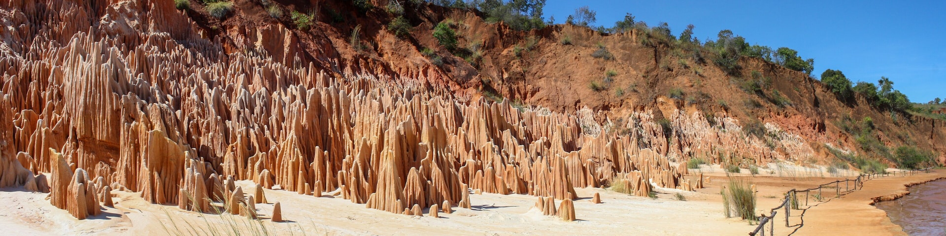 The Tsingy Rouge (Red Tsingy) in the region of Diana in northern Madagascar.