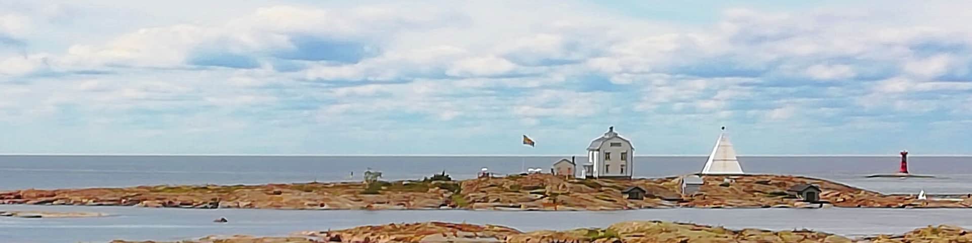 Sailing on the Baltic sea near Mariehamn the capital of Åland. Åland is part of Finland, they have self-government autonomy.
