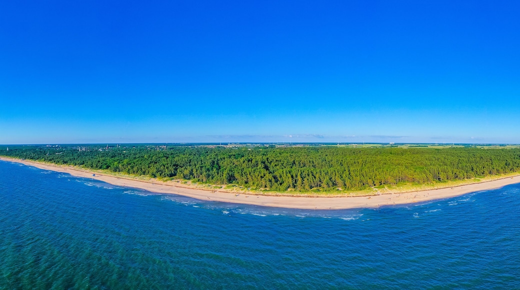 A sunny day at a beach in Palanga, Lithuania