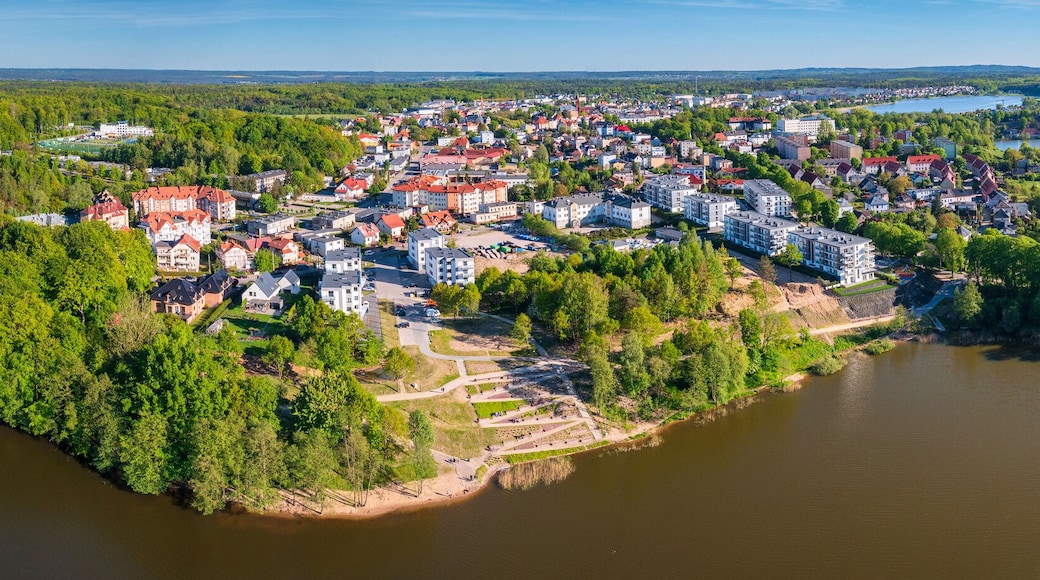 Kashubian Lake District landscape in Kartuzy, Pomerania. Poland.