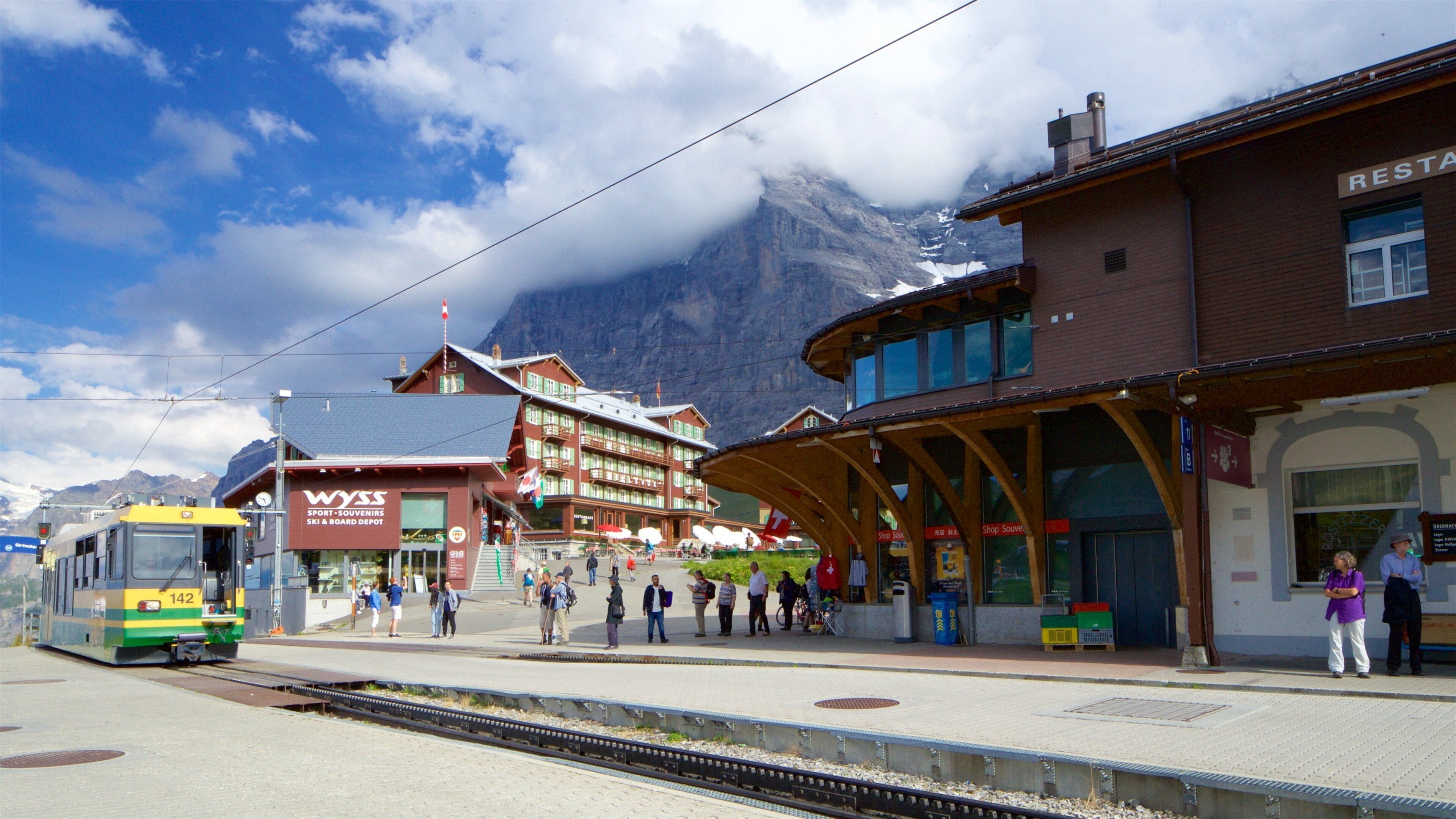 Bernese Oberland featuring railway items