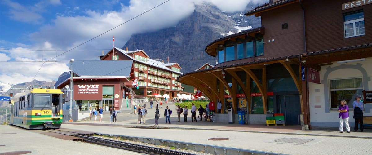 Bernese Oberland featuring railway items