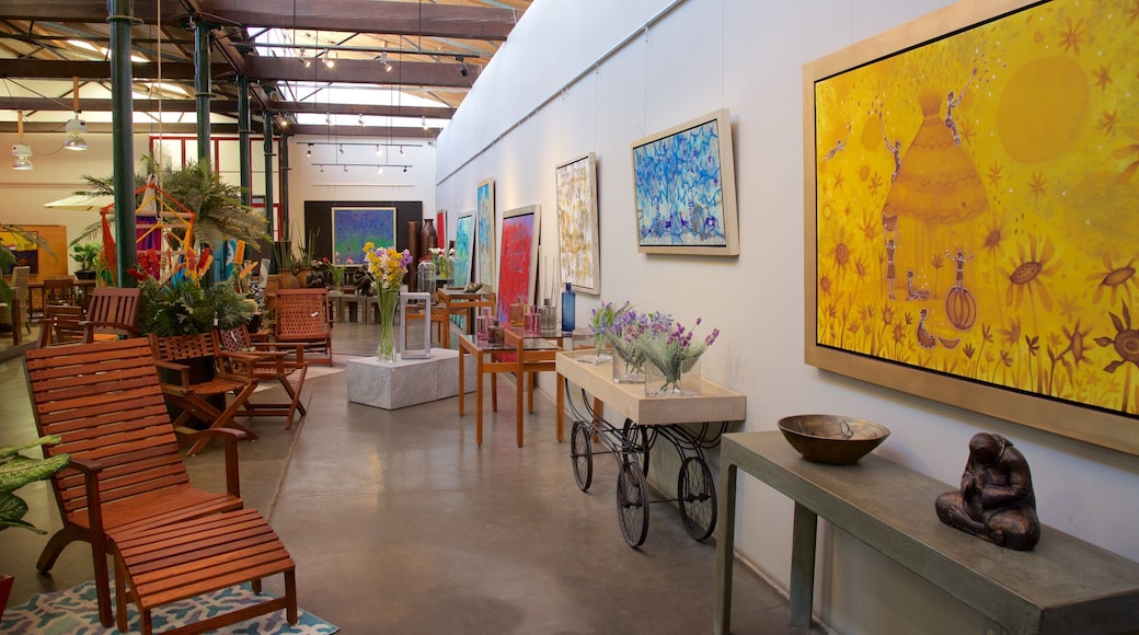 El Bajio which includes interior views and art