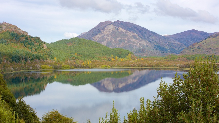 San Martin de los Andes which includes tranquil scenes, mountains and a lake or waterhole