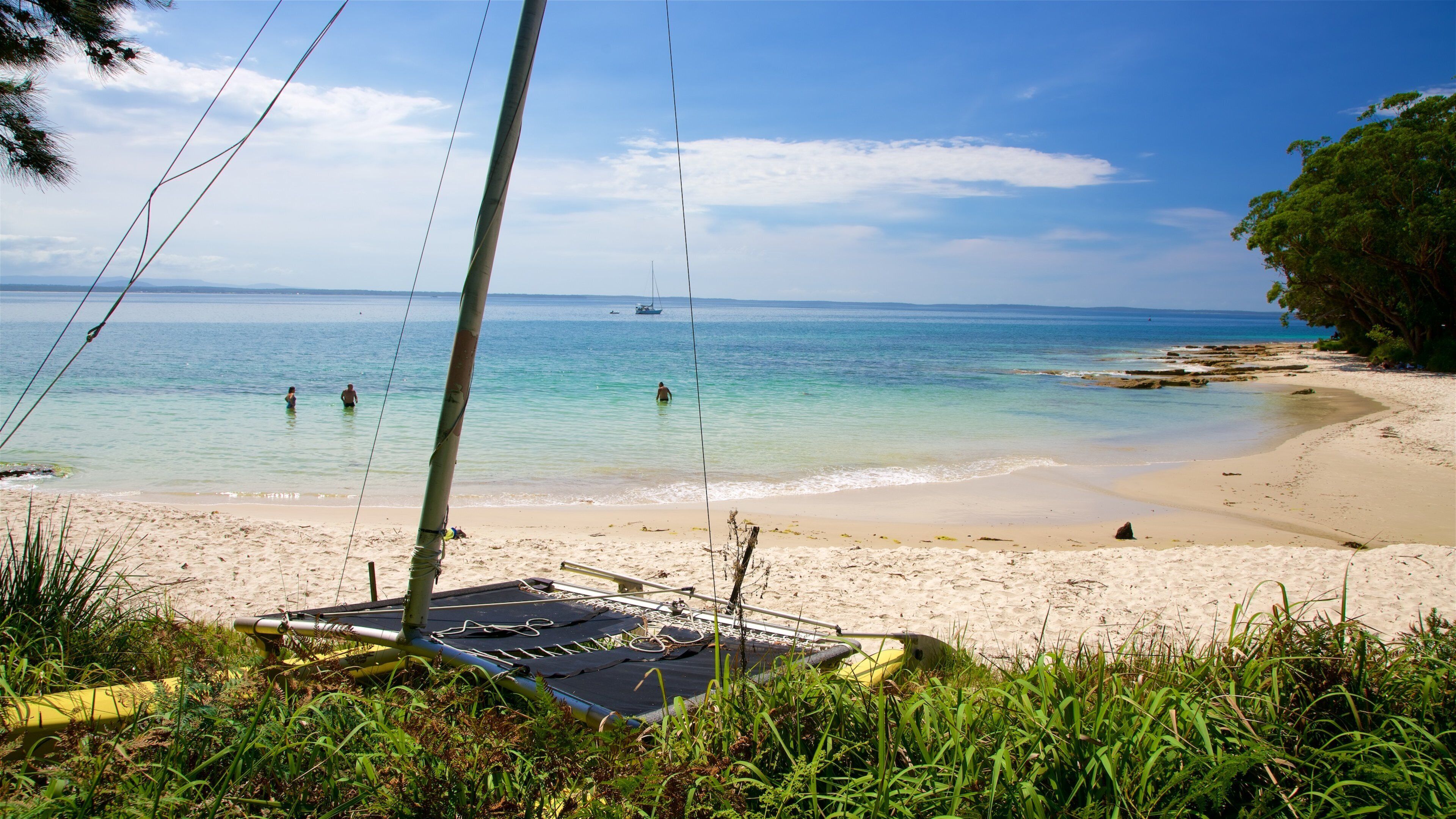 Shoalhaven featuring general coastal views and a beach