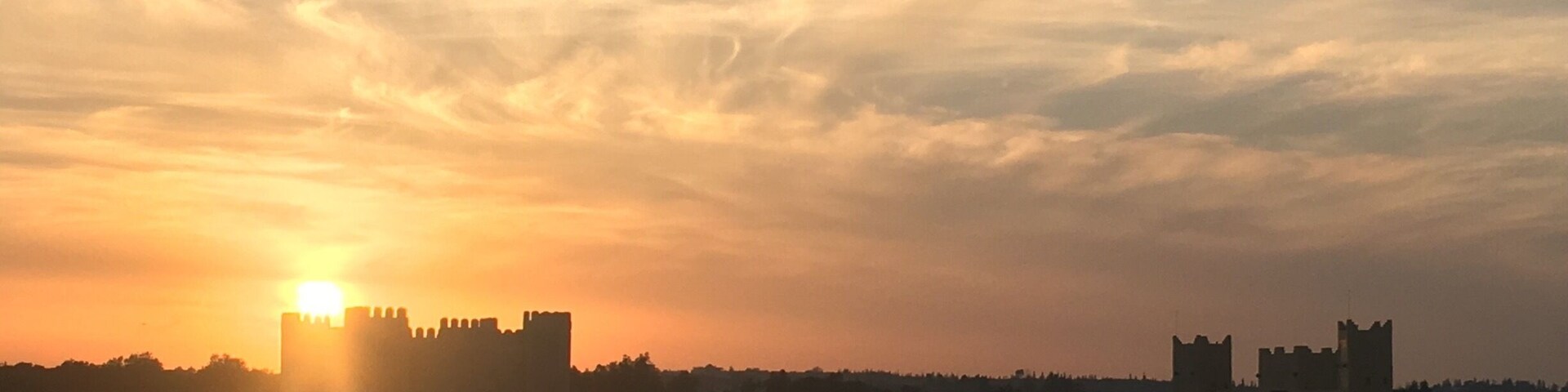 When the sun goes down .. In my town 😍