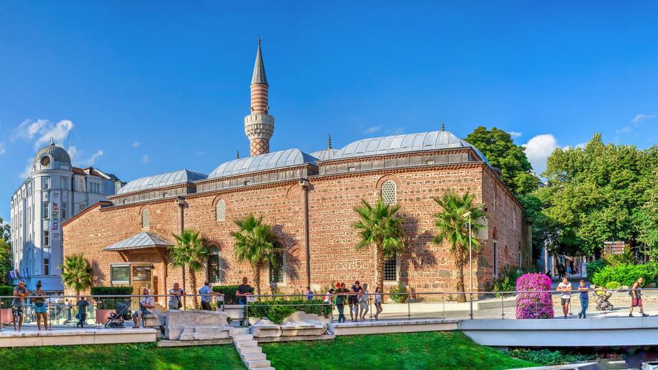 Dzhumaya Mosque in the Plovdiv, Bulgaria