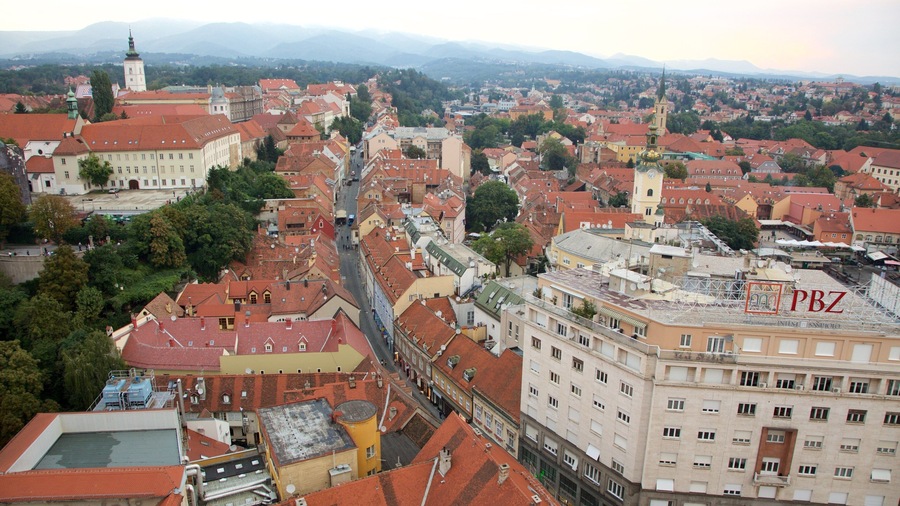 Zagreb County featuring a city and landscape views