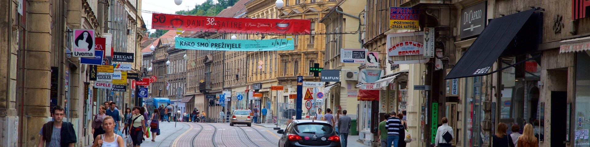 Zagreb County which includes railway items and street scenes