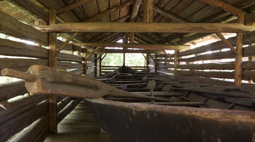 Lantinen District showing interior views