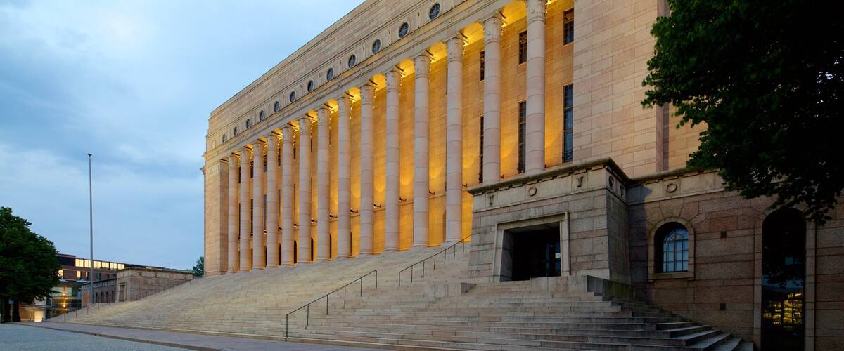 Helsinki featuring heritage architecture