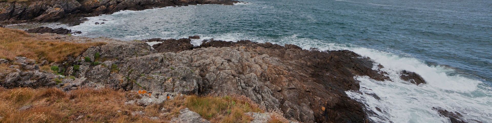 Rocky coast in Brittany