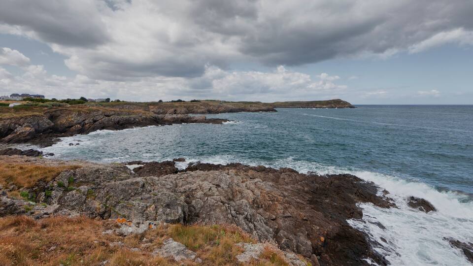 Rocky coast in Brittany