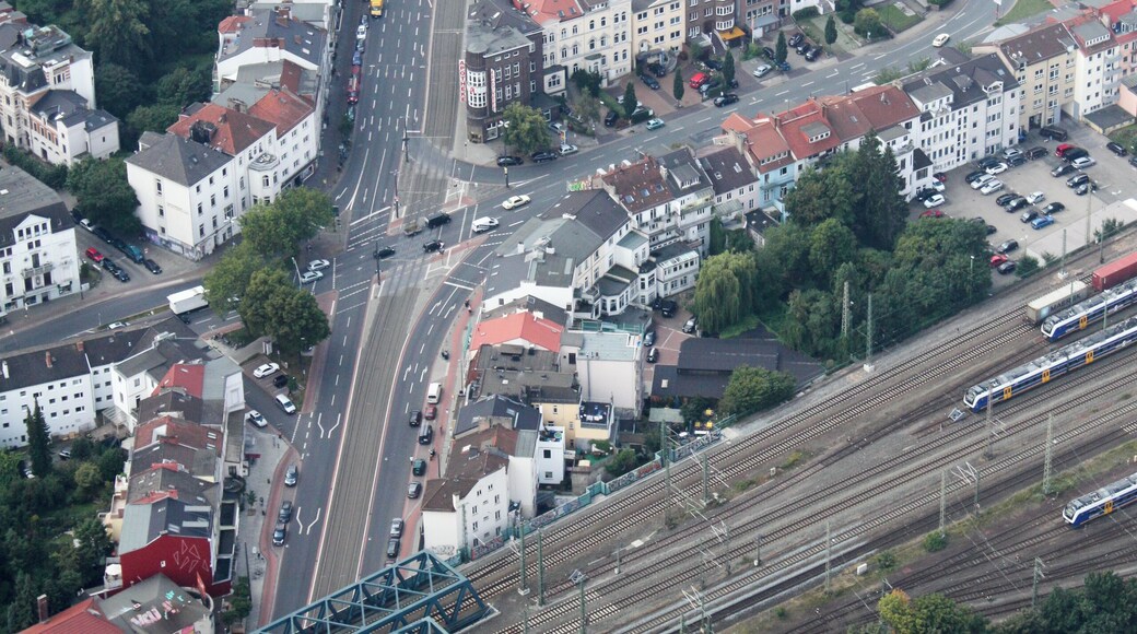 Lufbilder Bremen: Buntentor, Neustadt Gartenvorstadt, Ale Neustadt, Altstadt, Ostertor, Bürgerweise, Fesenfeld, Steintor (identische Bildbeschreibung für File:2012-08-08-fotoflug-bremen zweiter flug 0509.JPG bis File:2012-08-08-fotoflug-bremen zweiter flug 0617.JPG; alle mit GPS-Koordinaten