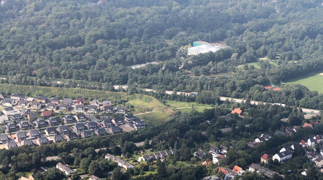 Luftaufnahme Bremen; botanika; Flughöhe 500 m