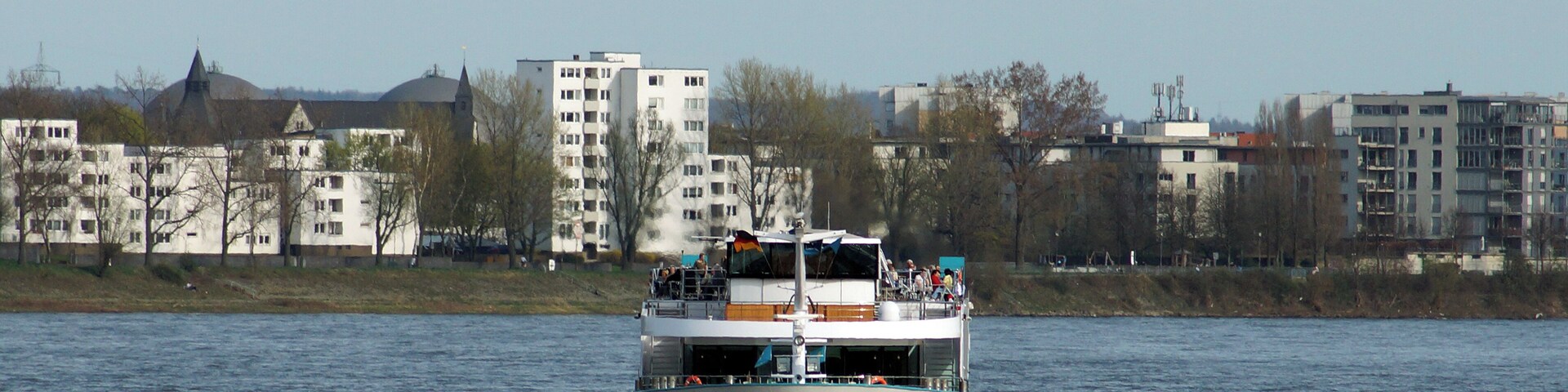 River cruise ship Amelia in Cologne.