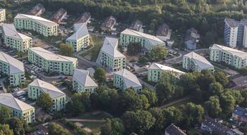 Hot air balloon trip across Cologne